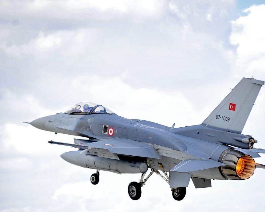 Μαχητικά αεροσκάφη F-16 Τουρκίας Κατεχόμενα