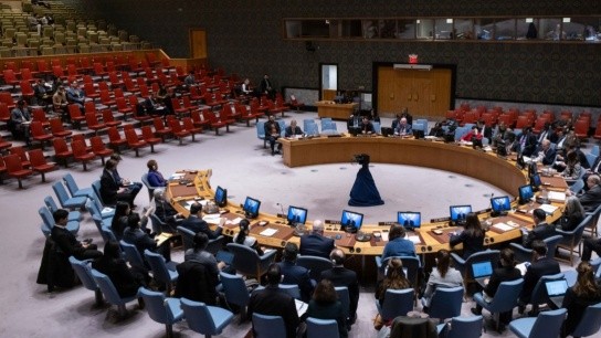 Ελληνική σημαία στο Συμβούλιο Ασφαλείας ΟΗΕ για τη Γάζα