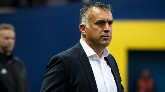 Παναιτωλικός παίκτες νίκη πανηγυρισμός