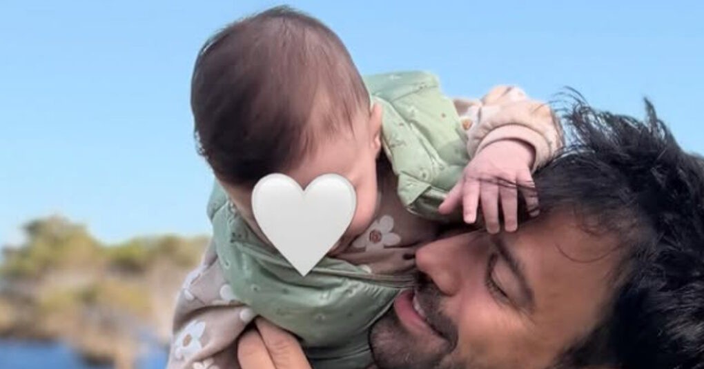 Αντρέας Γεωργίου βόλτα με οικογένεια στην παραλία