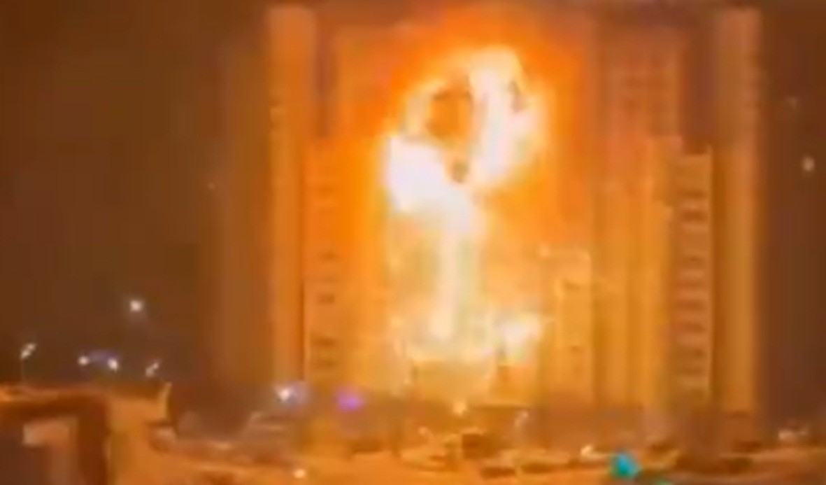 Ιρανική επίθεση μπαχρέιν μανάμα κατοικημένο κτήριο