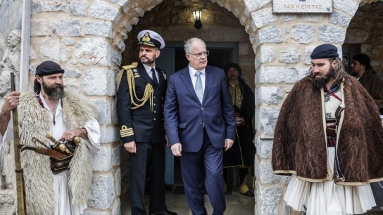 Τασούλας στην Αρεόπολη επέτειος Επανάστασης 1821