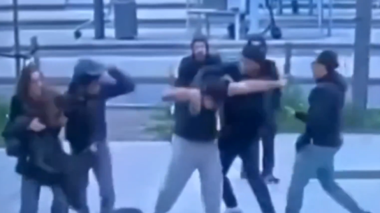 Ξυλοδαρμός νεαρού σταθμό τρένου Βέλγιο