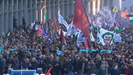 μαζική διαδήλωση Ρώμη No Kings Italia