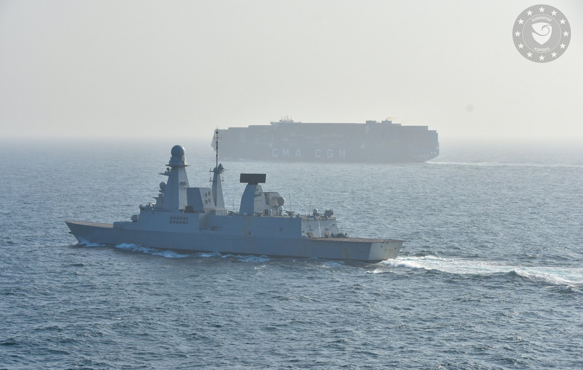 Φρεγάτα Ύδρα επιχείρηση Ασπίδες Ερυθρά Θάλασσα