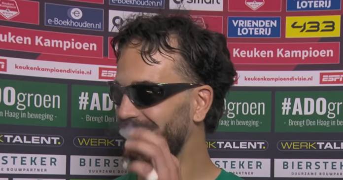 Ντιόγκο Τόμας με πούρο και μπύρα