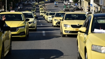 Οδηγοί ταξί σε απεργία στην Αττική