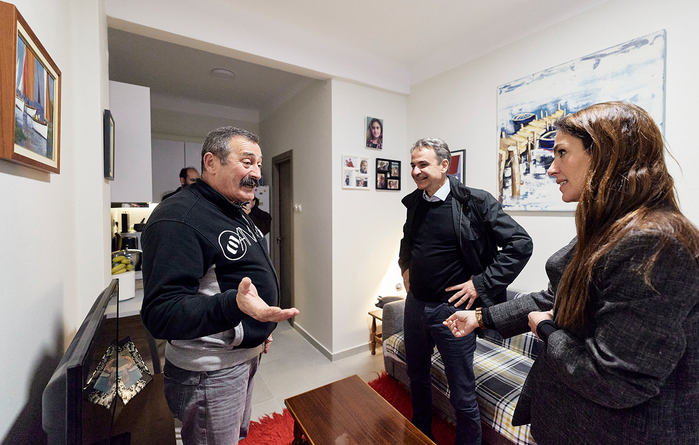 Μητσοτάκης κοινωνική στέγαση Θεσσαλονίκη πρόγραμμα επανένταξης