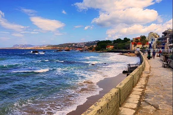 Παραλία Κουμ Καπί Χανιά απαγόρευση κολύμβησης λύματα