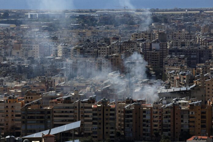 Καταστροφές από ισραηλινά πλήγματα στη Βηρυτό