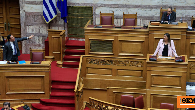 ένταση στη Βουλή Γεωργιάδης Κωνσταντοπούλου επεισόδιο