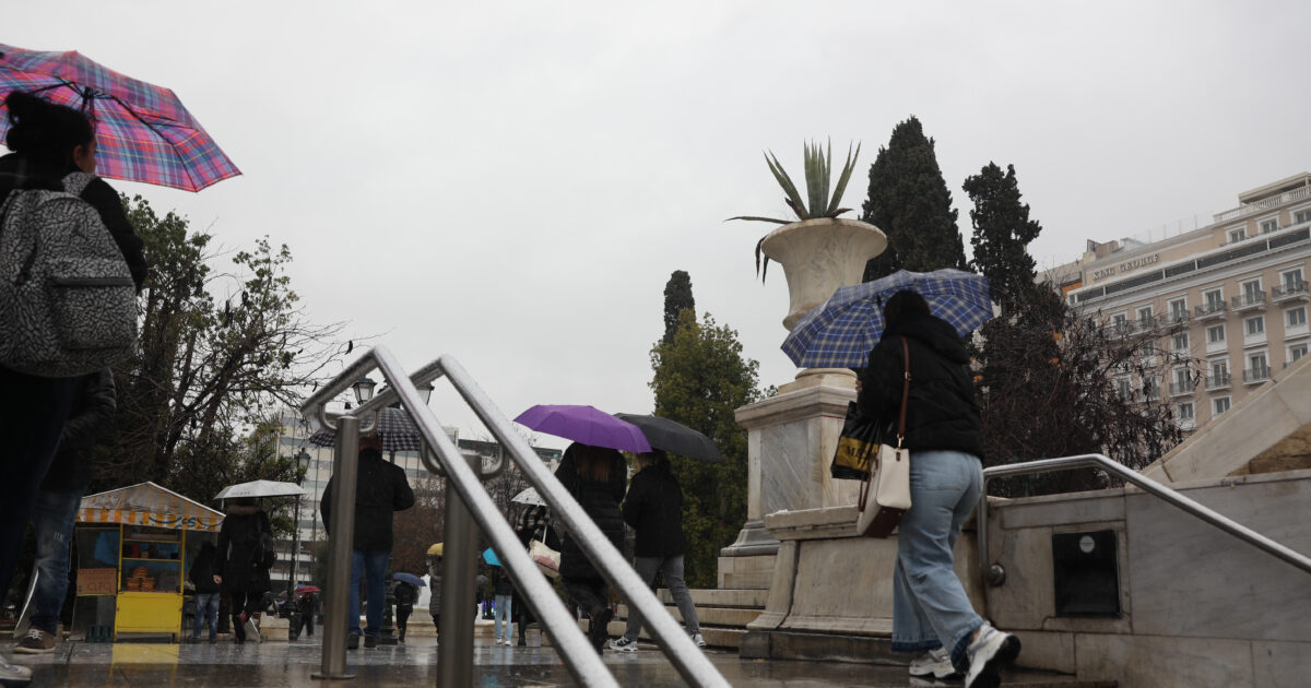 Καιρός σήμερα βροχές και καταιγίδες στην Ελλάδα