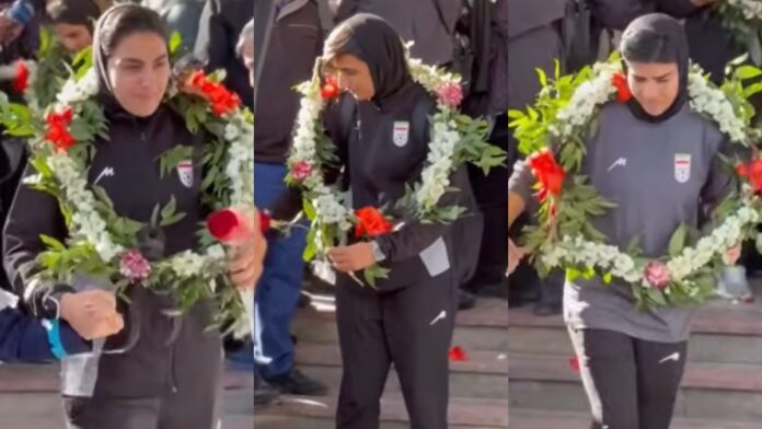 Ιρανές ποδοσφαιριστριες στα σύνορα Ιράν Τουρκία