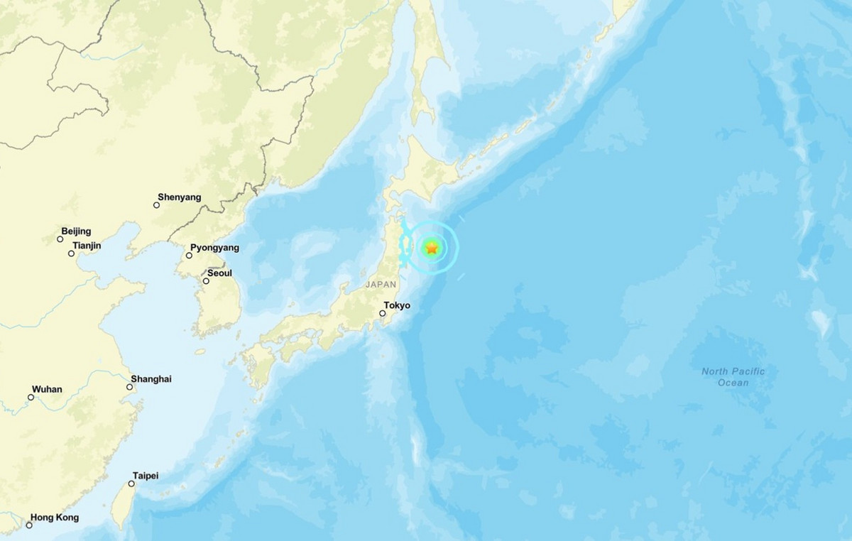 σεισμός Ιαπωνία Χονσού 6,5 Ρίχτερ