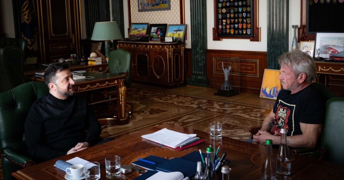 Σον Πεν Ουκρανία συνάντηση Ζελένσκι Όσκαρ