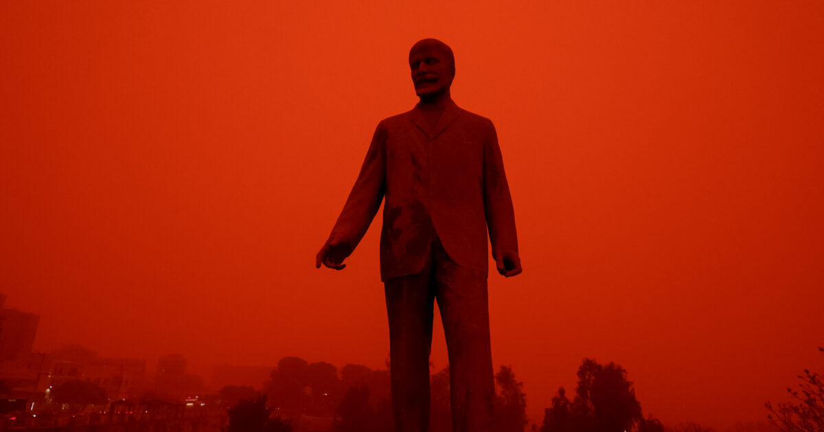 αφρικανική σκόνη κάλυψε το Ηράκλειο