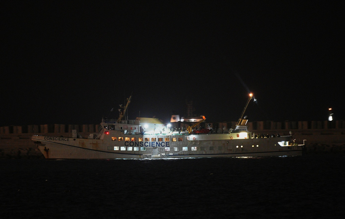 στόλος πλοίων ανθρωπιστική βοήθεια Γάζα