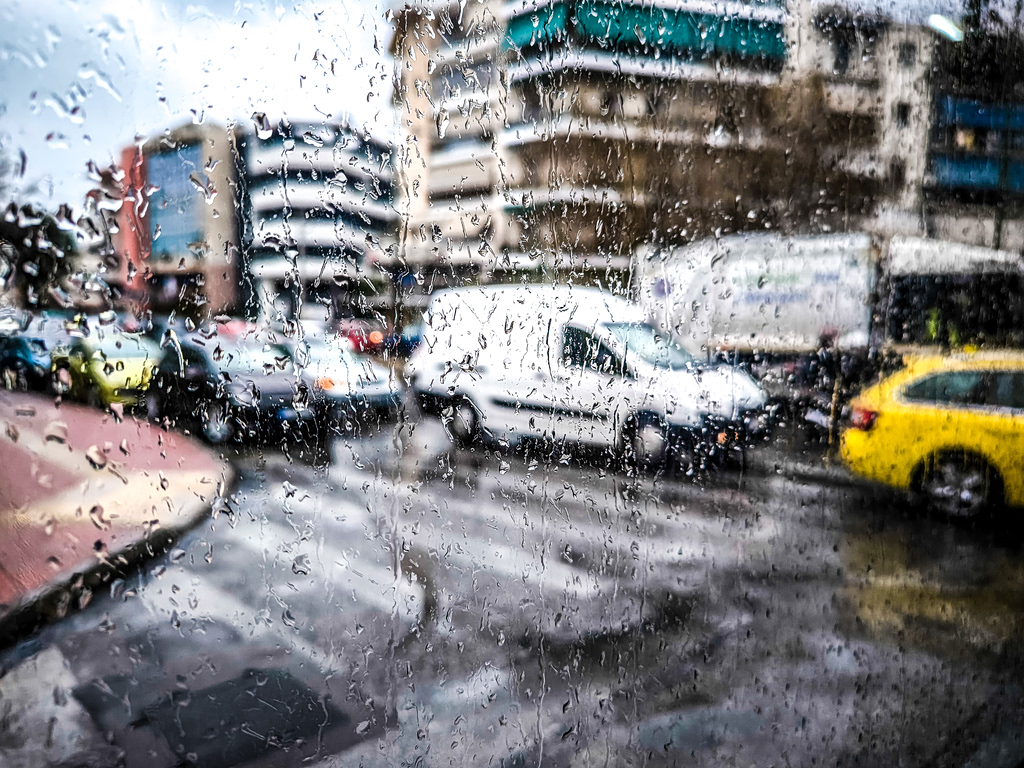 Κίνηση στους δρόμους της Αττικής κακοκαιρία Erminio