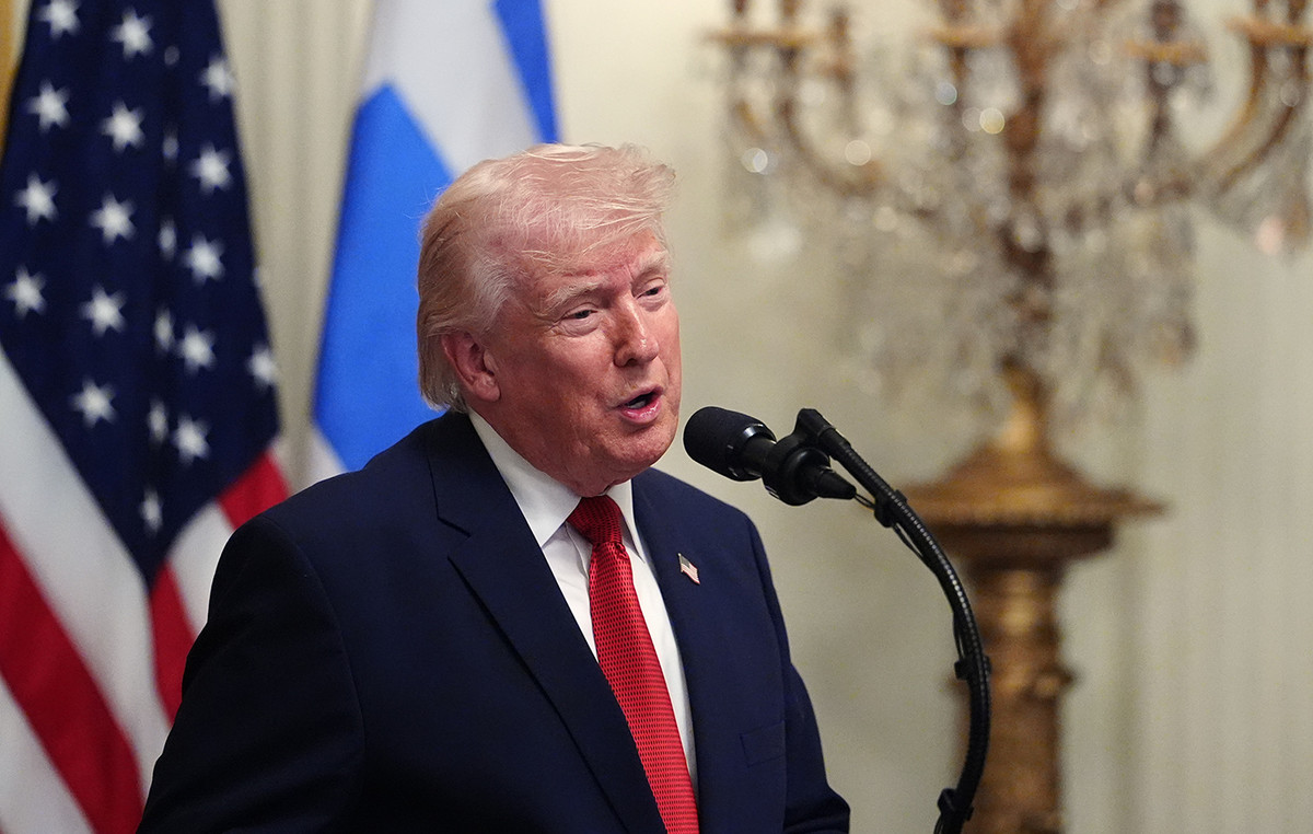 Ντόναλντ Τραμπ Εμανουέλ Μακρόν συνάντηση Λευκός Οίκος