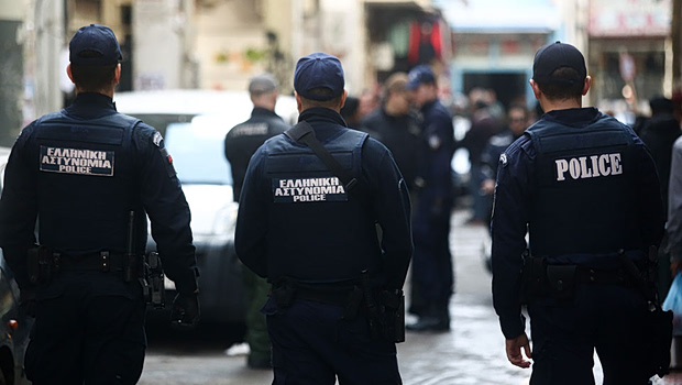 Περιοχή Ακρόπολης Αθήνα νύχτα