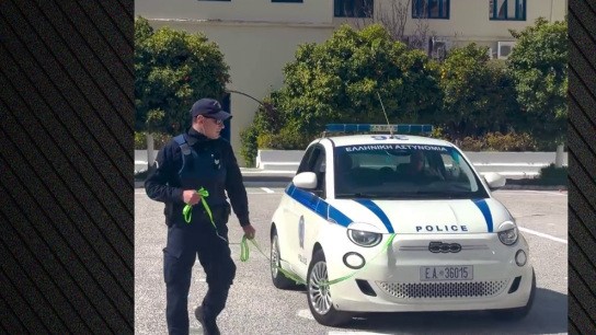 βίντεο ΕΛΑΣ κατά του bullying με περιπολικό Fiat 500