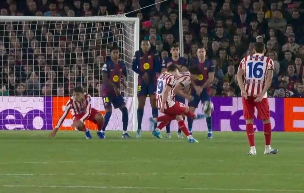 Άλβαρες γκολ Μπαρτσελόνα Ατλέτικο Champions League