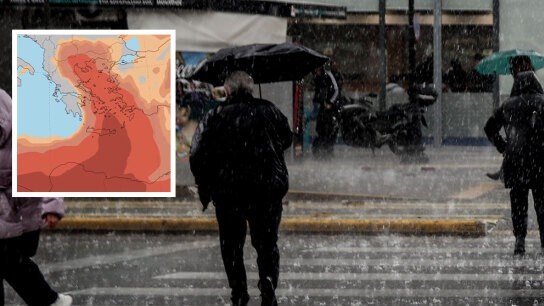 Αφρικανική σκόνη καλύπτει την Κρήτη με πορτοκαλί ουρανό