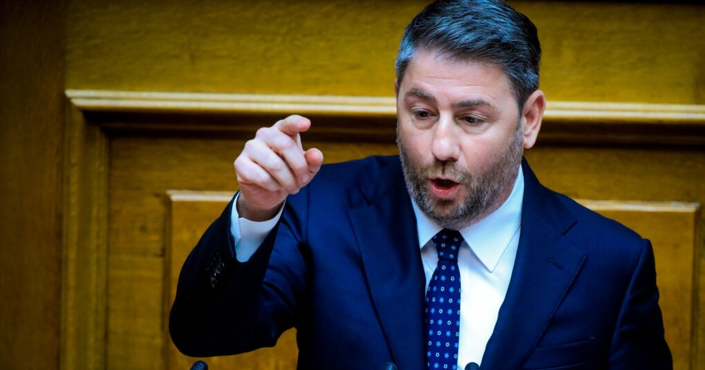 Νίκος Ανδρουλάκης πρόεδρος ΠΑΣΟΚ σε δήλωση κατά Μητσοτάκη