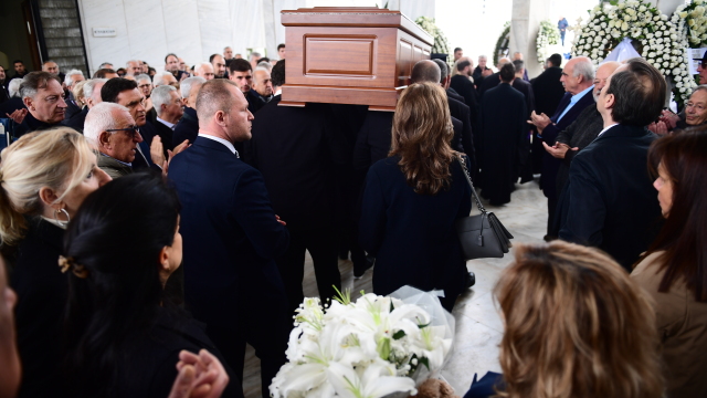 κηδεία Βασίλη Γκούμα Πρώτο Νεκροταφείο